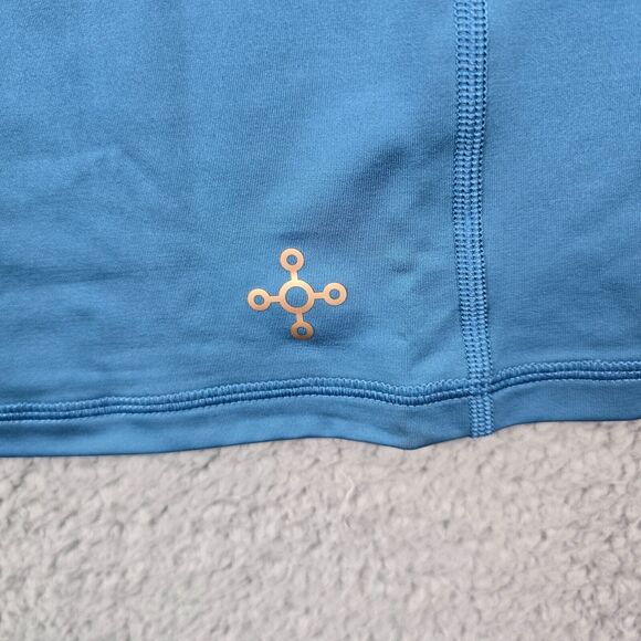 Tommie Copper Men's Compression Raglan Blue Lycra Spandex Copper T=Shirt Size S - Picture 4 of 13